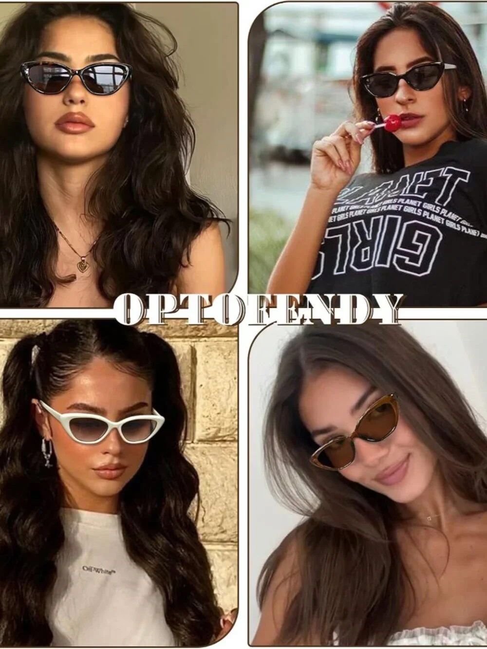 Elegant Tortoise Cat Eye Sunglasses - Lightweight UV Protection for Women